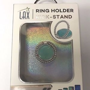 NWT LAX Ring Holder Kick Stand for Smart Phone